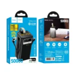 Hoco 50000mAh 22.5W First Charging Power Bank with LED Lighting - Image 3